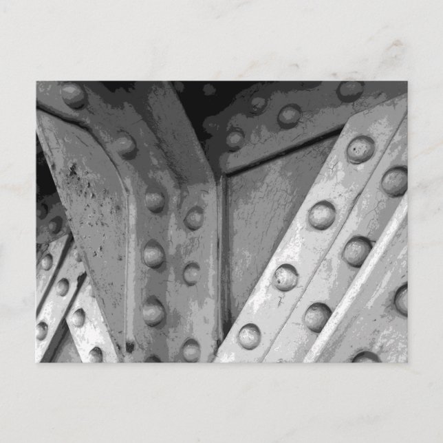 Postal Tema de construcción Arte digital. (Anverso)