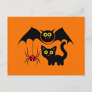 Postal Tema de Halloween