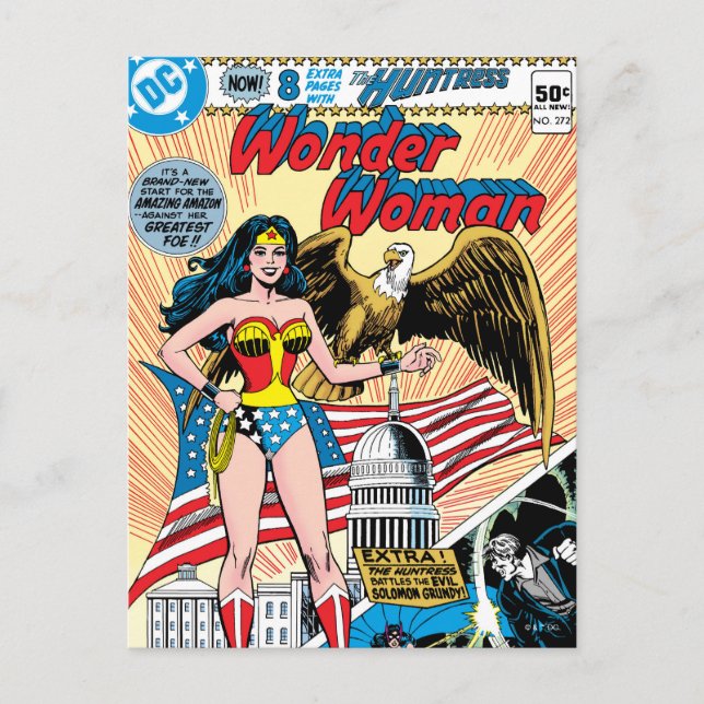 Postal Tema De La Mujer Maravilla #272 (Anverso)
