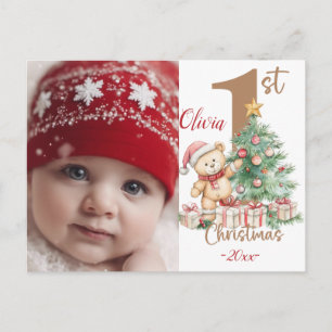 Postal Tema de los Navidades coloridos modernos