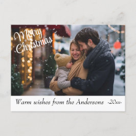 Postal Tema de los Navidades coloridos modernos