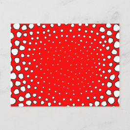 Postal temática de pájaro faisán rojo