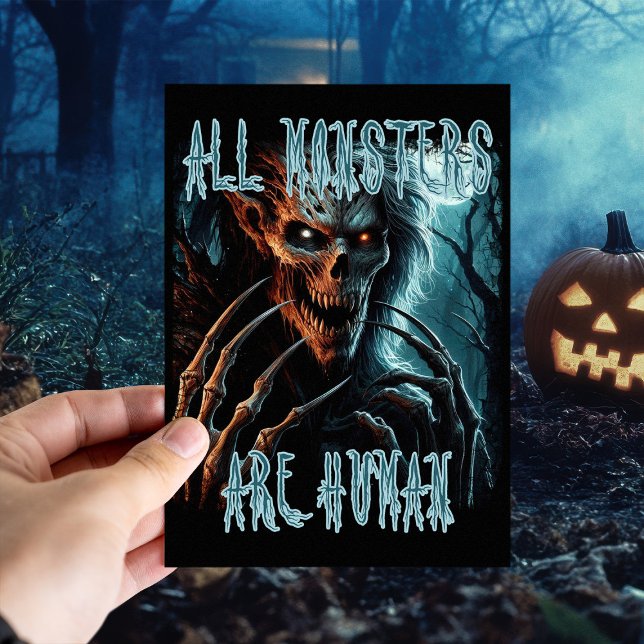 Postal Temeroso horror espeluznante monstruo no muerto, d (Subido por el creador)