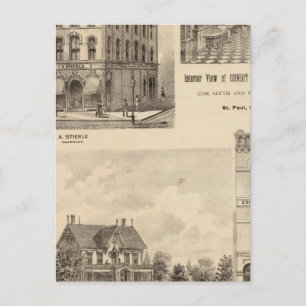 Postal Temme y Schnittger, fabricantes, Minnesota