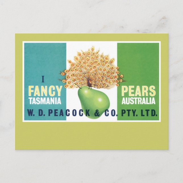 Postal Temo Pear (Anverso)