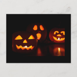 Postal Temor por Calabaza de Halloween