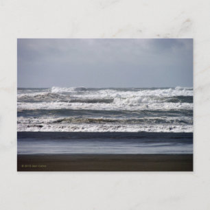 Postal tempestuosa de los mares