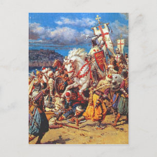 Postal Templario vs. sarraceno