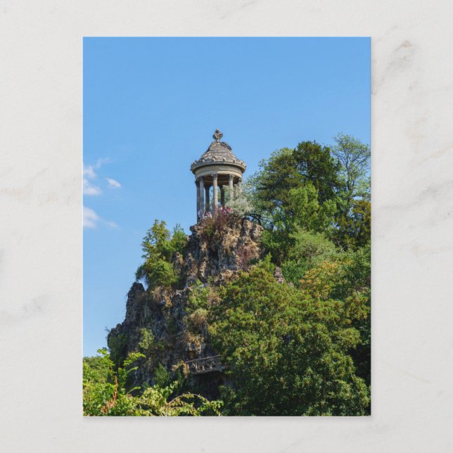 Postal Temple Sibylle en el Parc des Buttes Chaumont - Pa (Anverso)