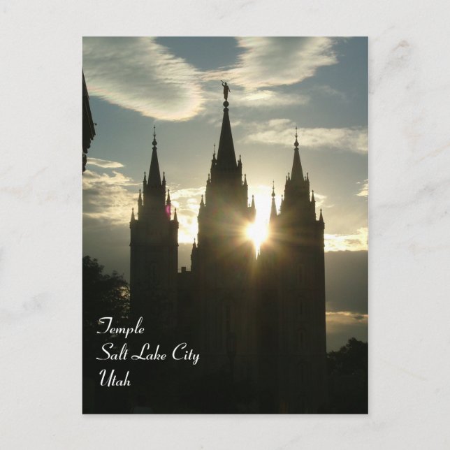 Postal Templo (Anverso)