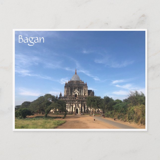 Postal templo antiguo de bagan (Anverso)