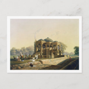 Postal Templo antiguo en Hulwud, del volumen I de 'Scener