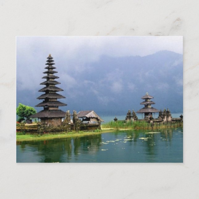 Postal templo bali indonesia (Anverso)