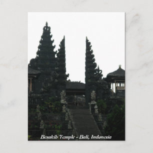 Postal Templo Besakih Bali Indonesia