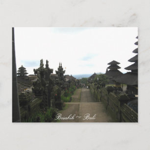 Postal Templo Besakih Bali Postcard