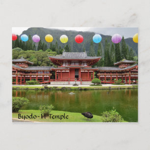 Postal Templo Budista Byodo-In Hawaii