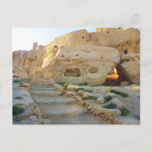 Postal Templo de Amón en Siwa - oráculo siwa (Anverso)