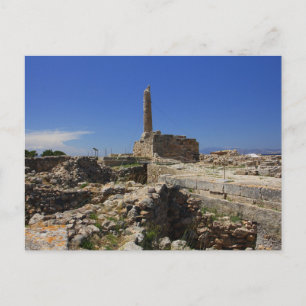 Postal Templo de Apolo, isla de Egina, Grecia