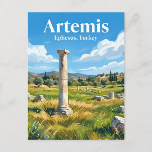 Postal Templo de Artemisa Turquía