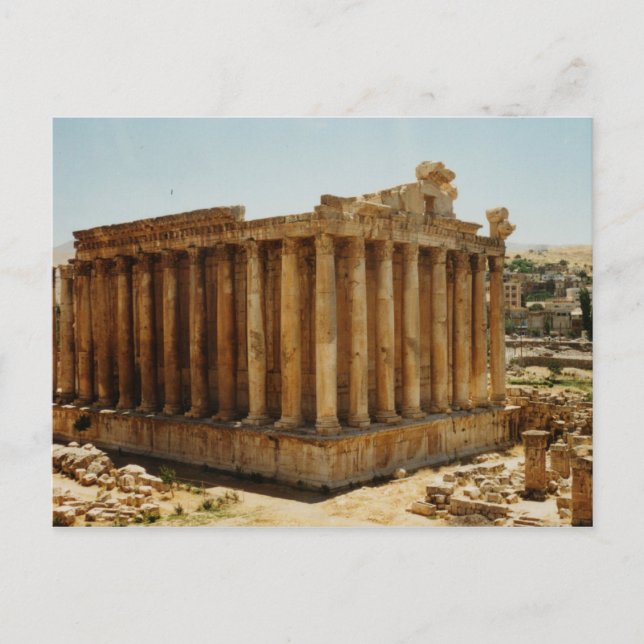 Postal Templo de Baco (Anverso)