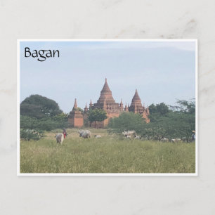 Postal templo de bagan