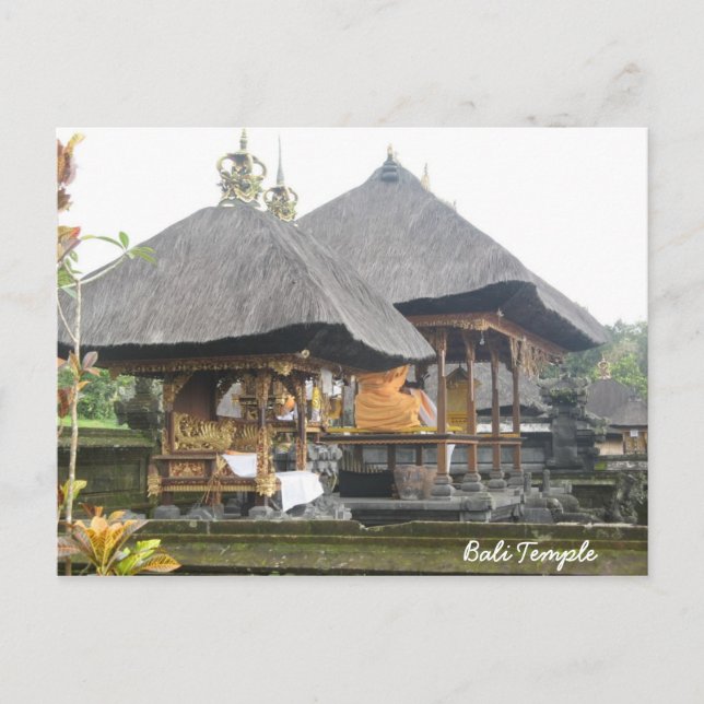 Postal Templo de Bali (Anverso)