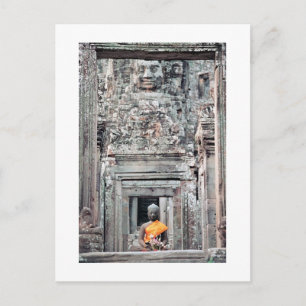 Postal Templo de Bayon, Angkor Thom, Camboya