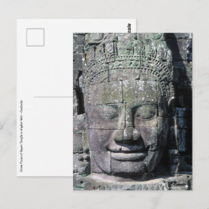 Postal Templo de Bayon en Angkor Wat - Camboya