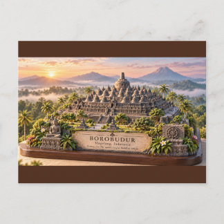 Postal Templo de Borobudur