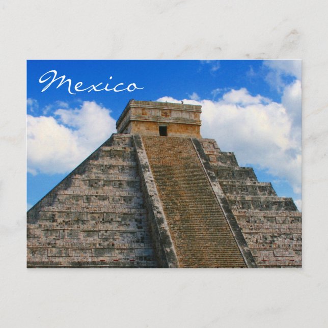 Postal templo de chichen itza (Anverso)