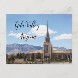 Postal Templo de Gila Valley Arizona