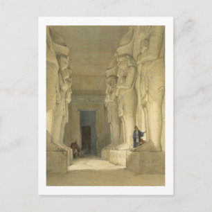 Postal Templo de Gysha, Nubia, de "Egipto y