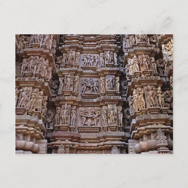 Postal Templo de Khajuraho, India (Anverso)