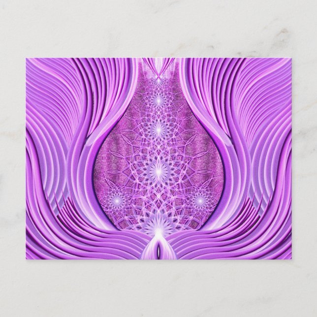 Postal Templo de la Luz Violeta (Anverso)