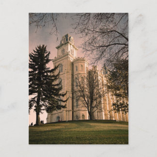 Postal Templo de Manti Utah LDS