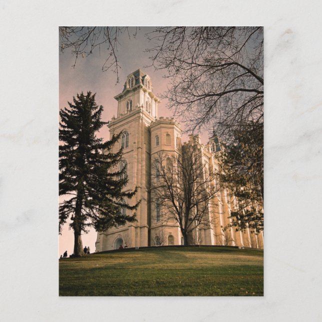 Postal Templo de Manti Utah LDS (Anverso)
