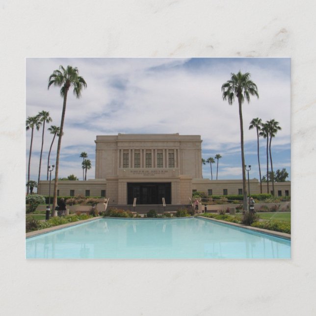 Postal Templo de Mesa (Anverso)