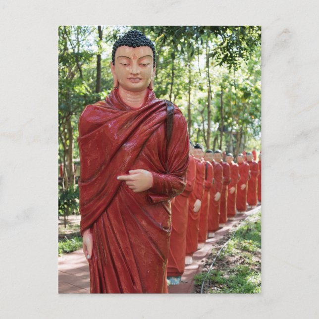 Postal Templo de Nellikulama de 500 Arahants, Sri Lanka (Anverso)