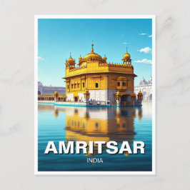 Postal Templo de Oro Amritsar