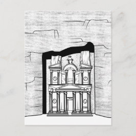 Postal Templo de Petra El Khazneh