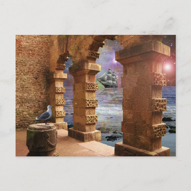 Postal Templo de Poseidón (Anverso)