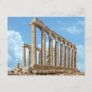 Postal Templo de Poseidon Postcard
