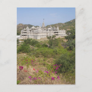 Postal Templo de Ranakpur Jain, Ranakpur, Rajasthan, Indi