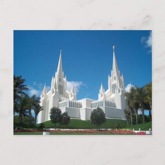 Postal Templo de San Diego (Anverso)