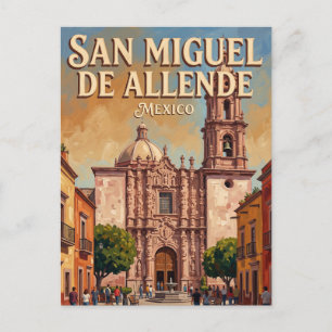 Postal Templo de San Francisco México