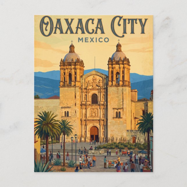 Postal Templo de Santo Domingo de Guzmán México (Anverso)