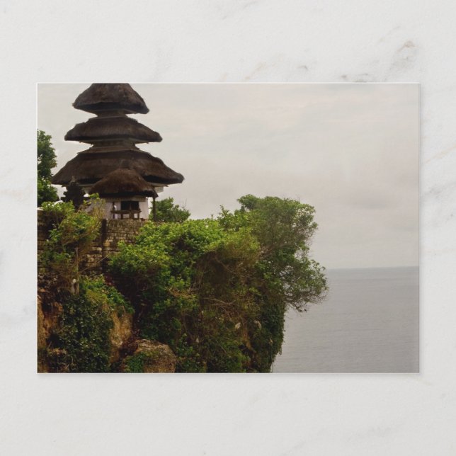 Postal Templo de Uluwatu en Bali (Anverso)
