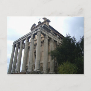 Postal templo del foro