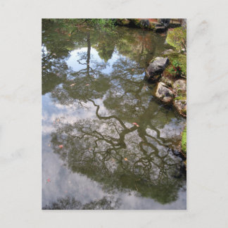 Postal Templo del zen de las Reflexiones-uno en Japón