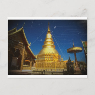Postal templo doi suthep en chiangmai